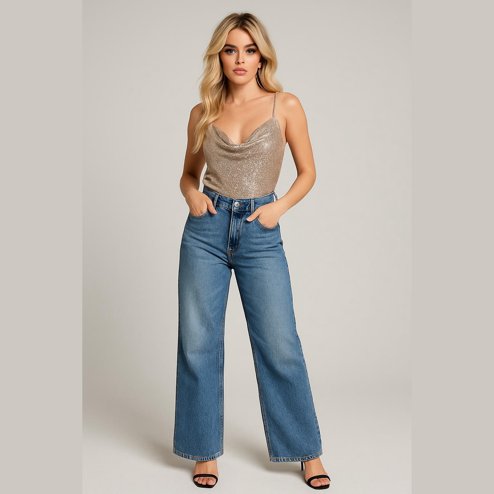 Zara Blue Denim Jeans